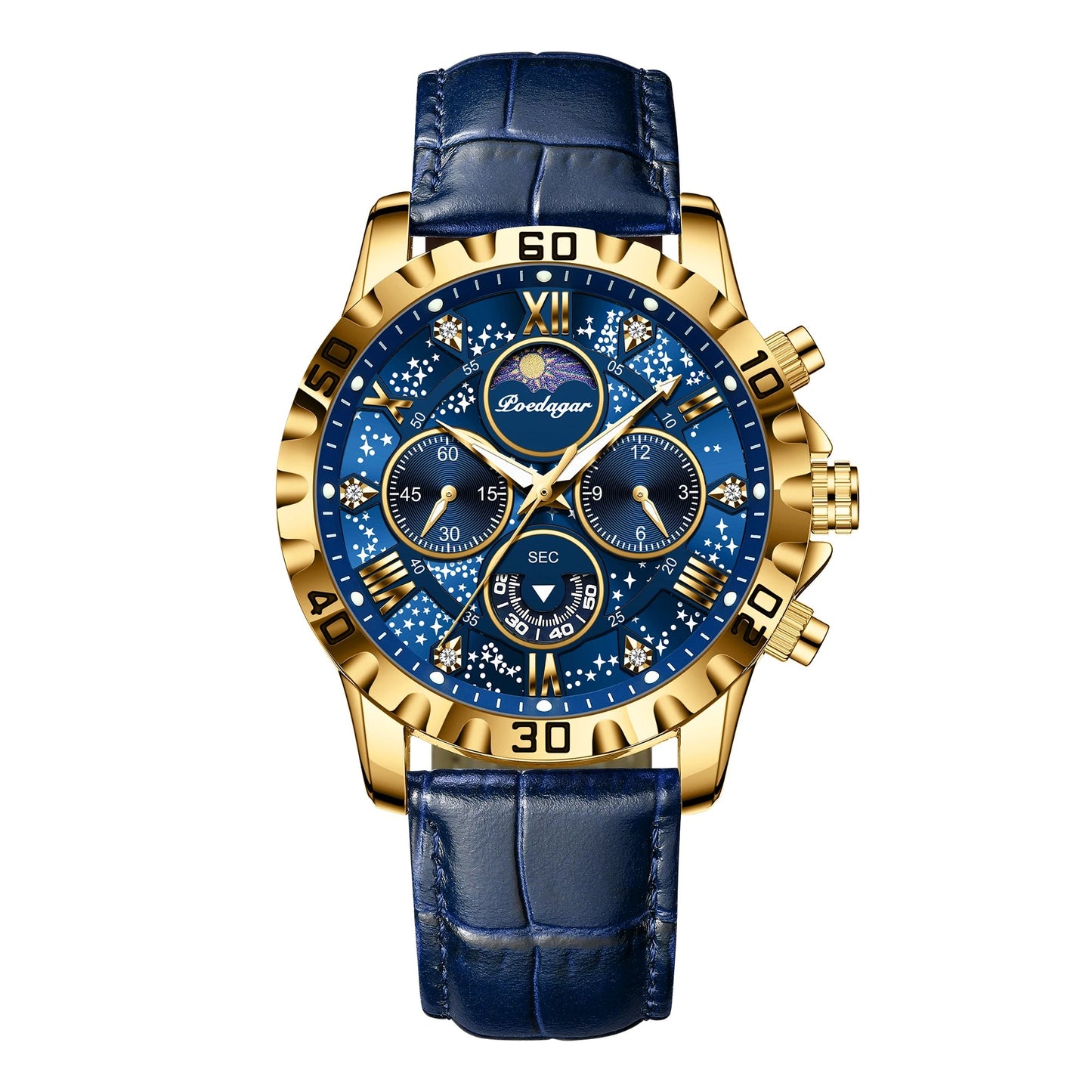 Luxury Man Watch Waterproof Luminous Chronograph Watch For Men