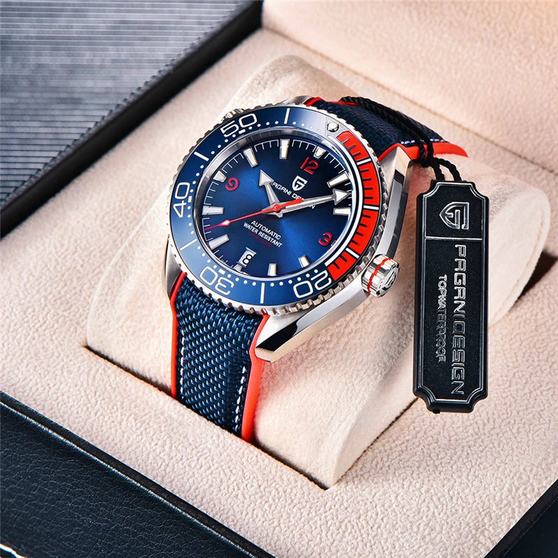 Luxury Men's Automatic Waterproof Watch Top Brand Sapphire Glass NH35A Movement Mechanical Watches Men