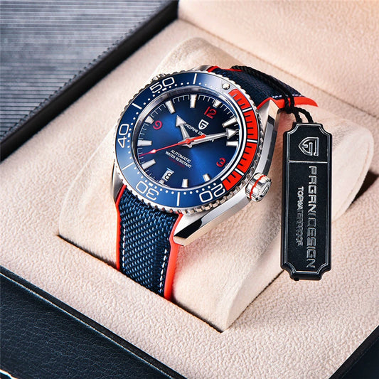 Luxury Men's Automatic Waterproof Watch Top Brand Sapphire Glass NH35A Movement Mechanical Watches Men