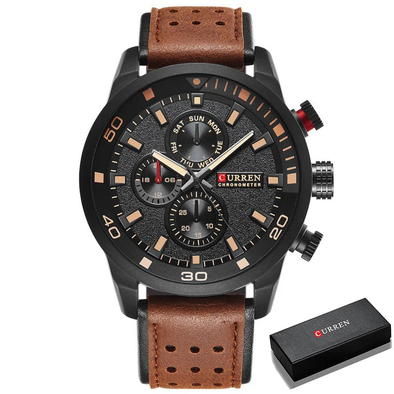 New design casual cool sport man clock military army business wrist quartz