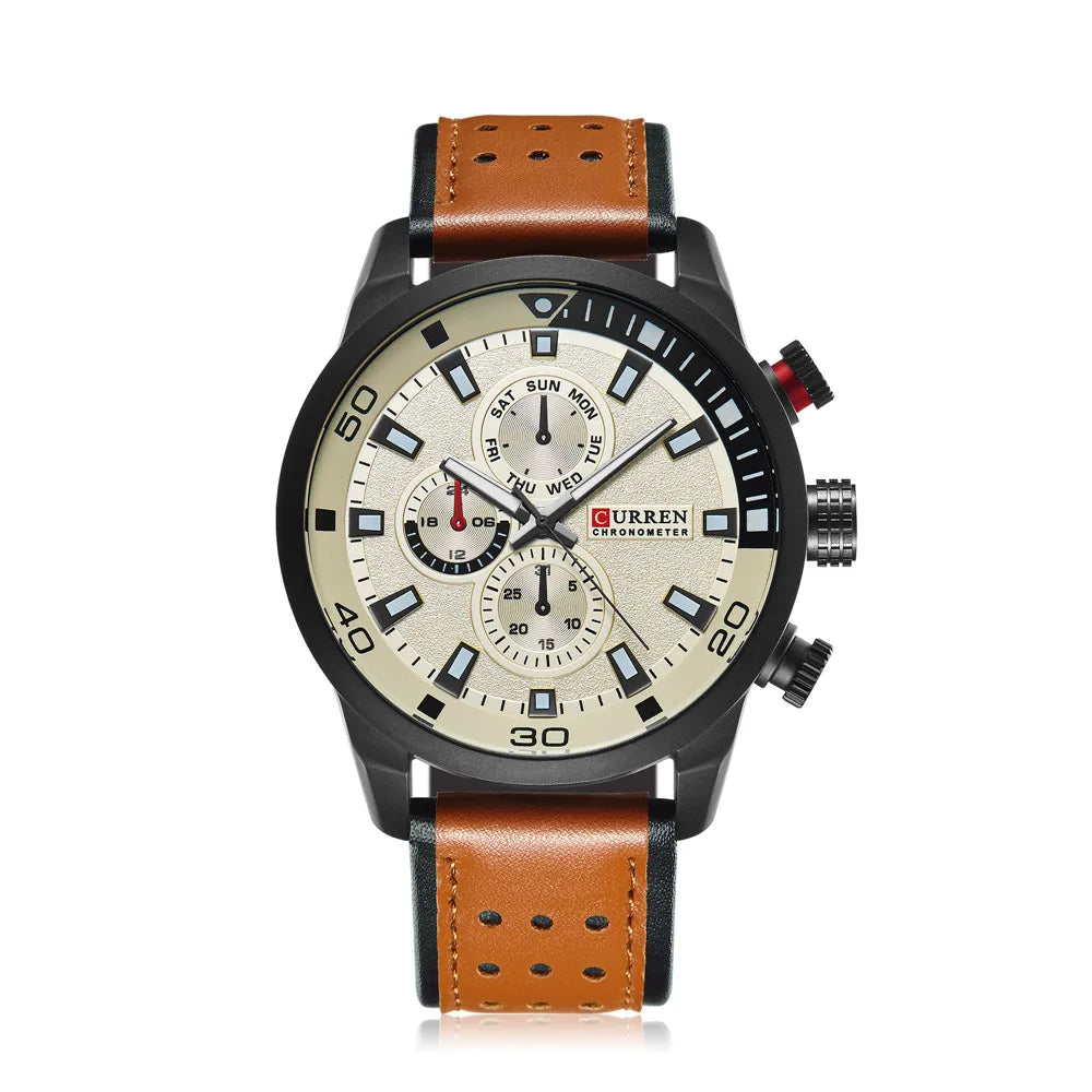 New design casual cool sport man clock military army business wrist quartz