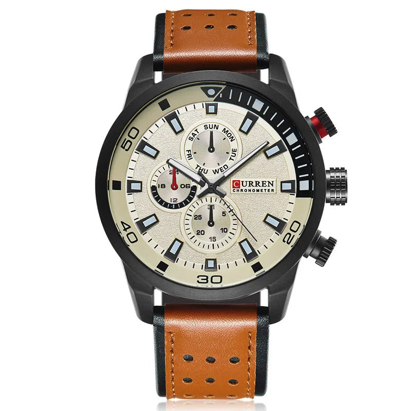 New design casual cool sport man clock military army business wrist quartz
