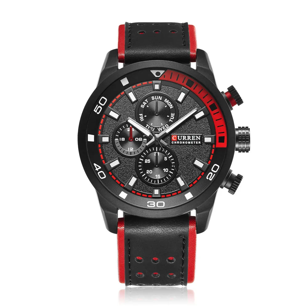 New design casual cool sport man clock military army business wrist quartz