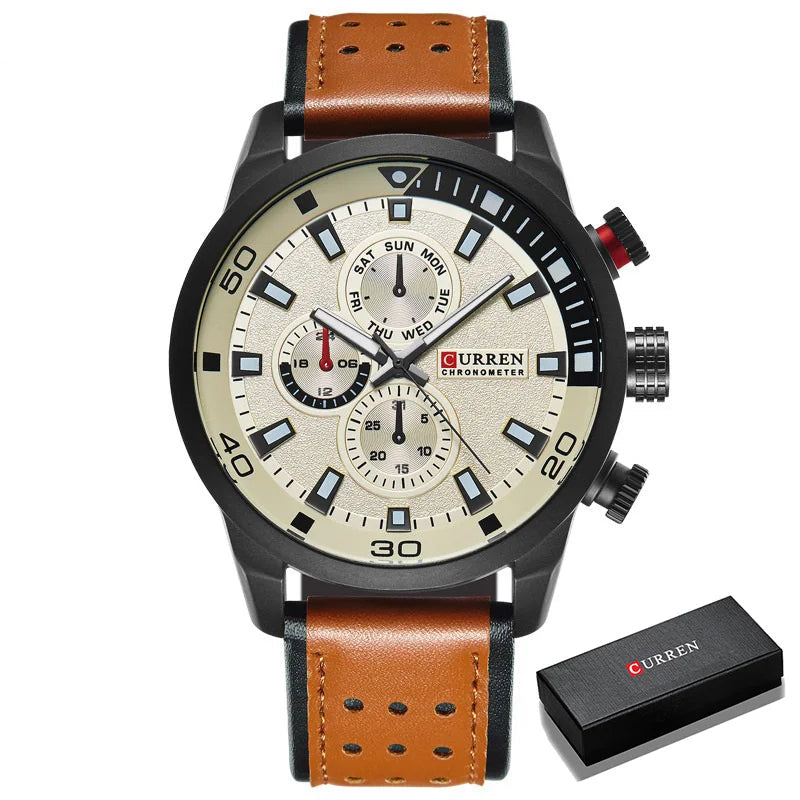 New design casual cool sport man clock military army business wrist quartz