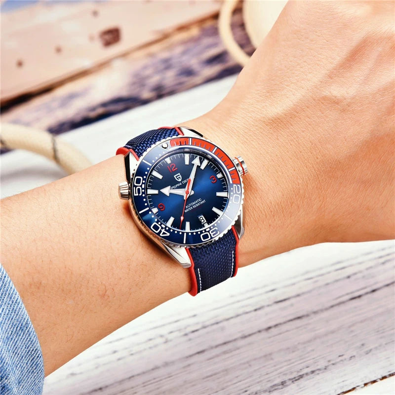 Luxury Men's Automatic Waterproof Watch Top Brand Sapphire Glass NH35A Movement Mechanical Watches Men