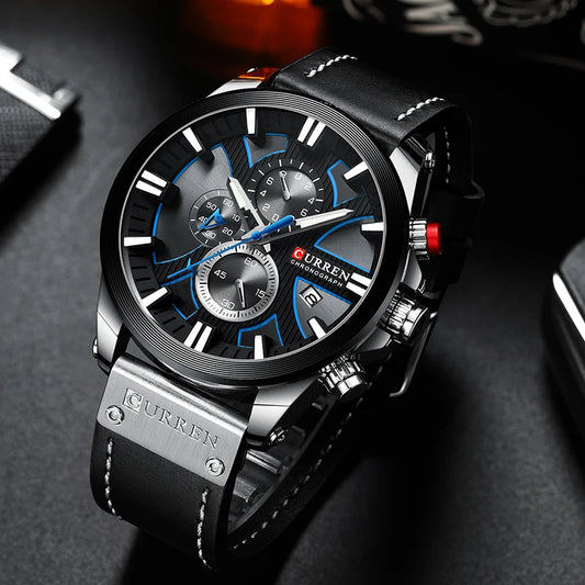 New Men Watches Fashion Quartz Wrist Watches Men's Military Waterproof Sports Watch Male Date Clock