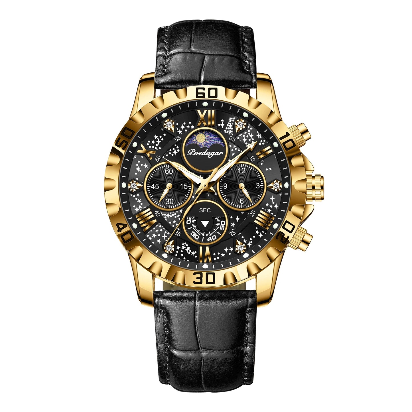 Luxury Man Watch Waterproof Luminous Chronograph Watch For Men